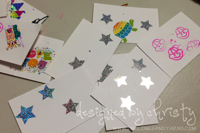 Toddler Card decorations