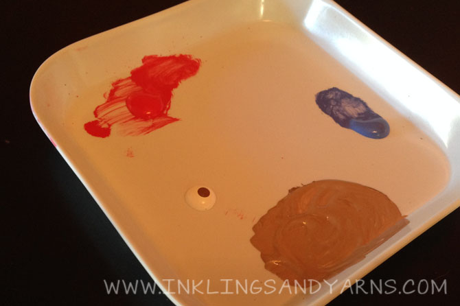 Mixing Fabric Paint for Stenciling